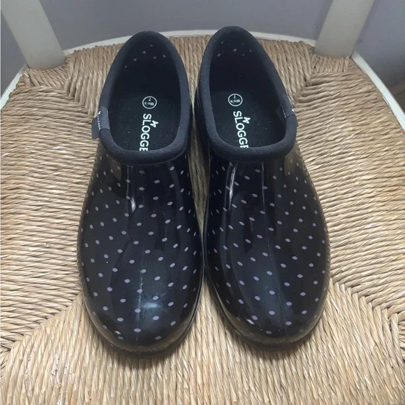 Sloggers garden, rain shoes, chicken feeding, polka dot size 7 - Picture 5 of 6